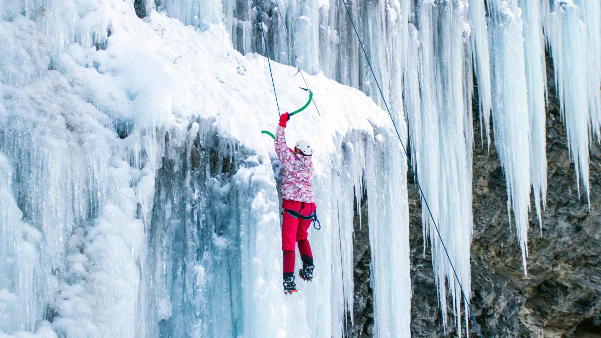 Ice Climbing in Jasper